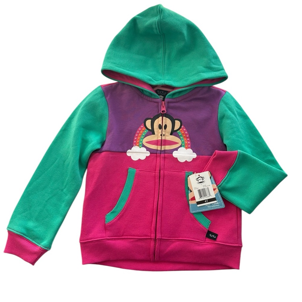 Y2K Paul Frank Kids' Bright Colorful Hoodie